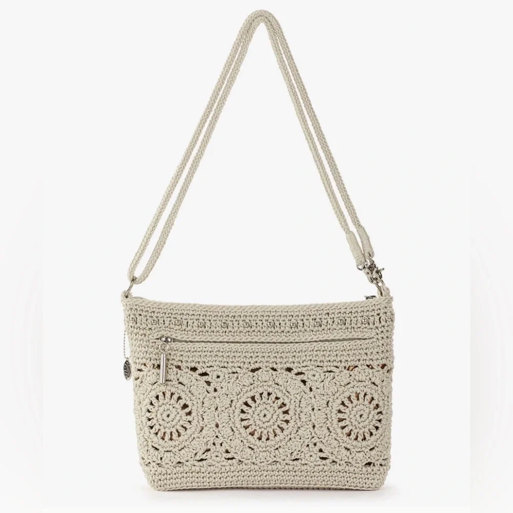 The Sak - Elegant Cream Crochet Shoulder Bag - Picture 1 of 3